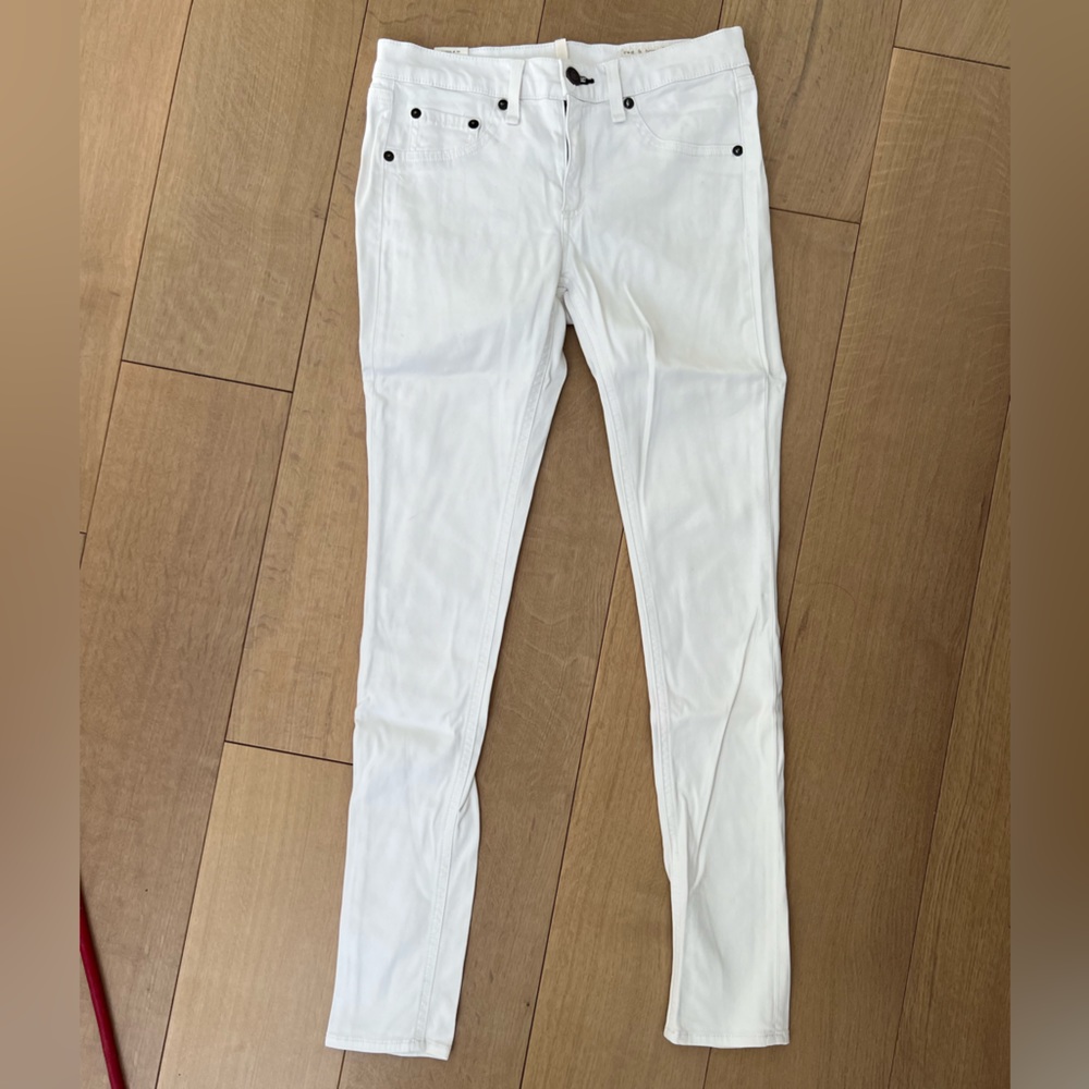 Rag and Bone white jeans size 26